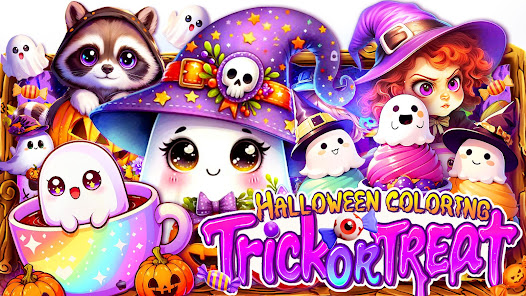 Halloween Trick or Treat Color